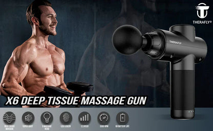 Rechargeable Deep Tissue Body Massager Gun – Muscle Relaxation & Pain Relief